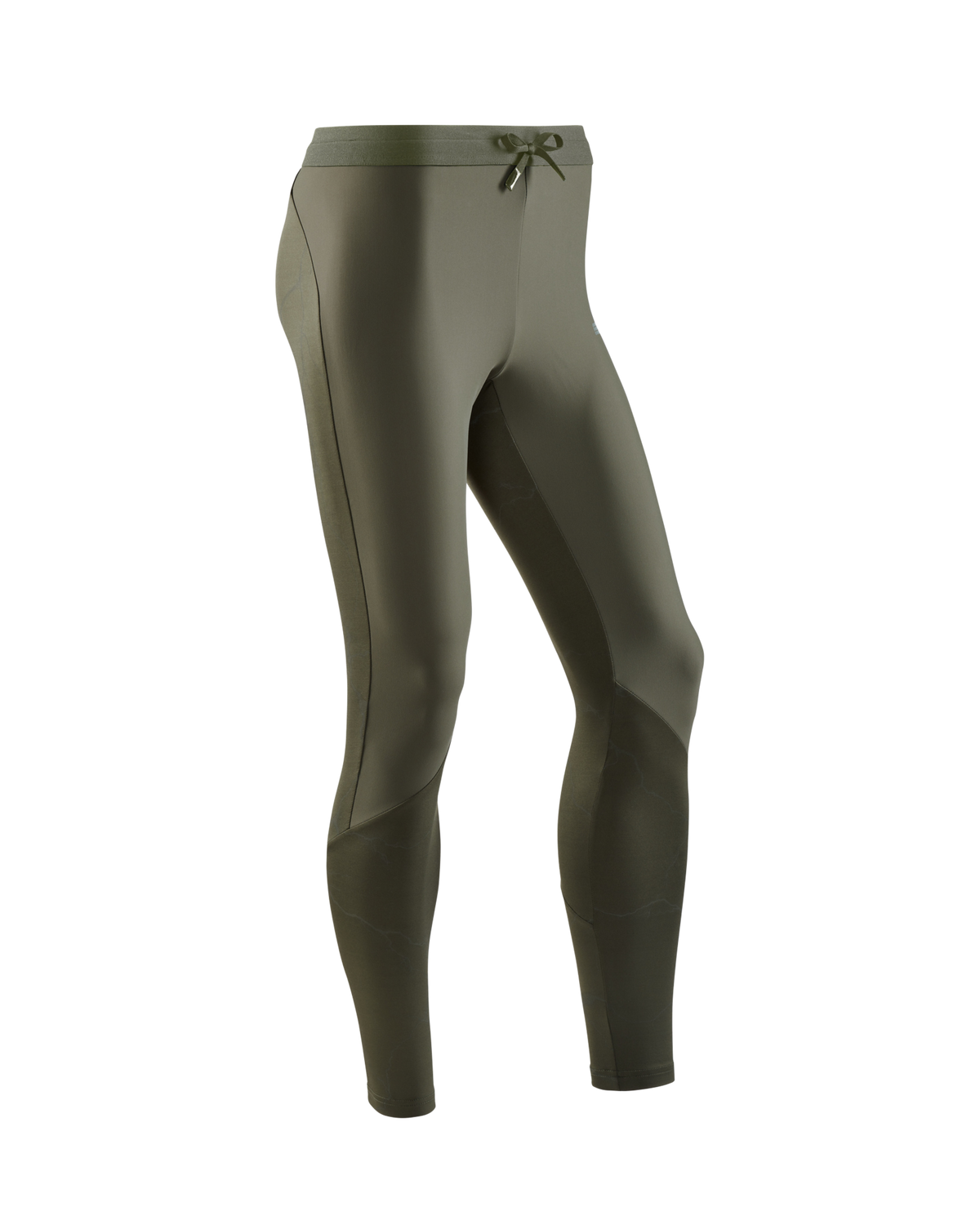 Reflective Tights, Men, Dark Green