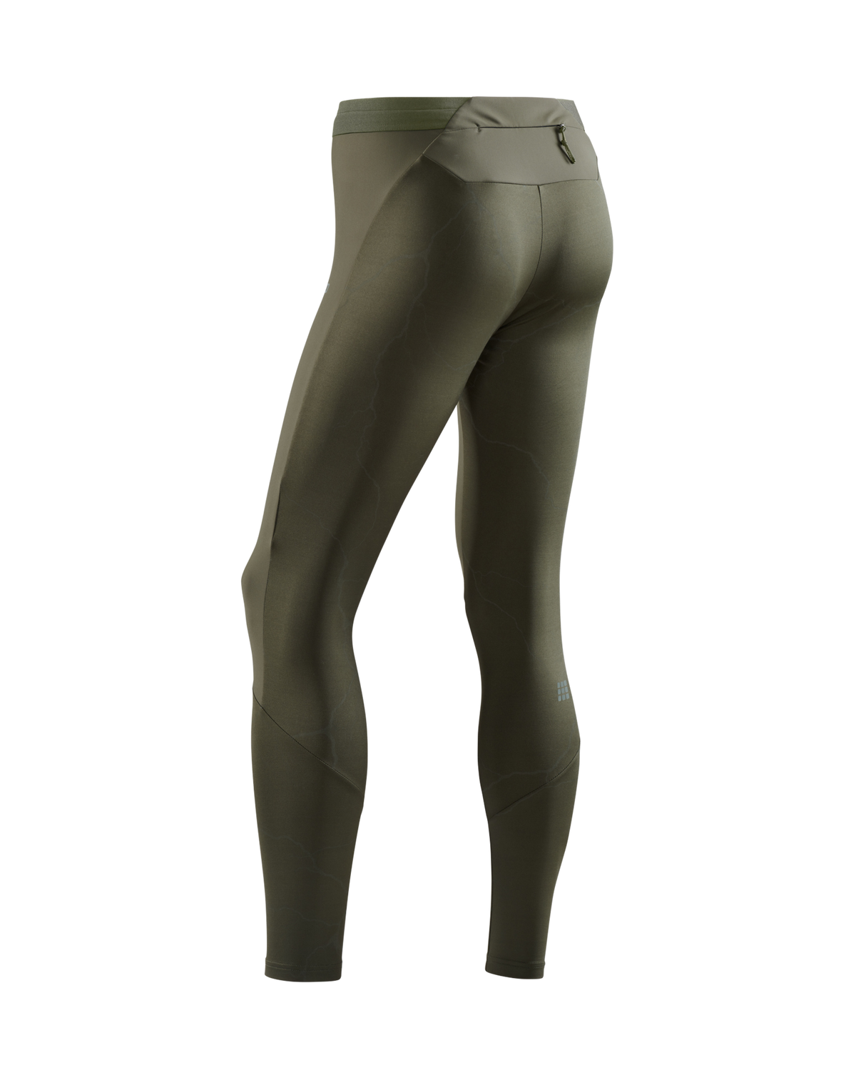 Reflective Tights, Men, Dark Green