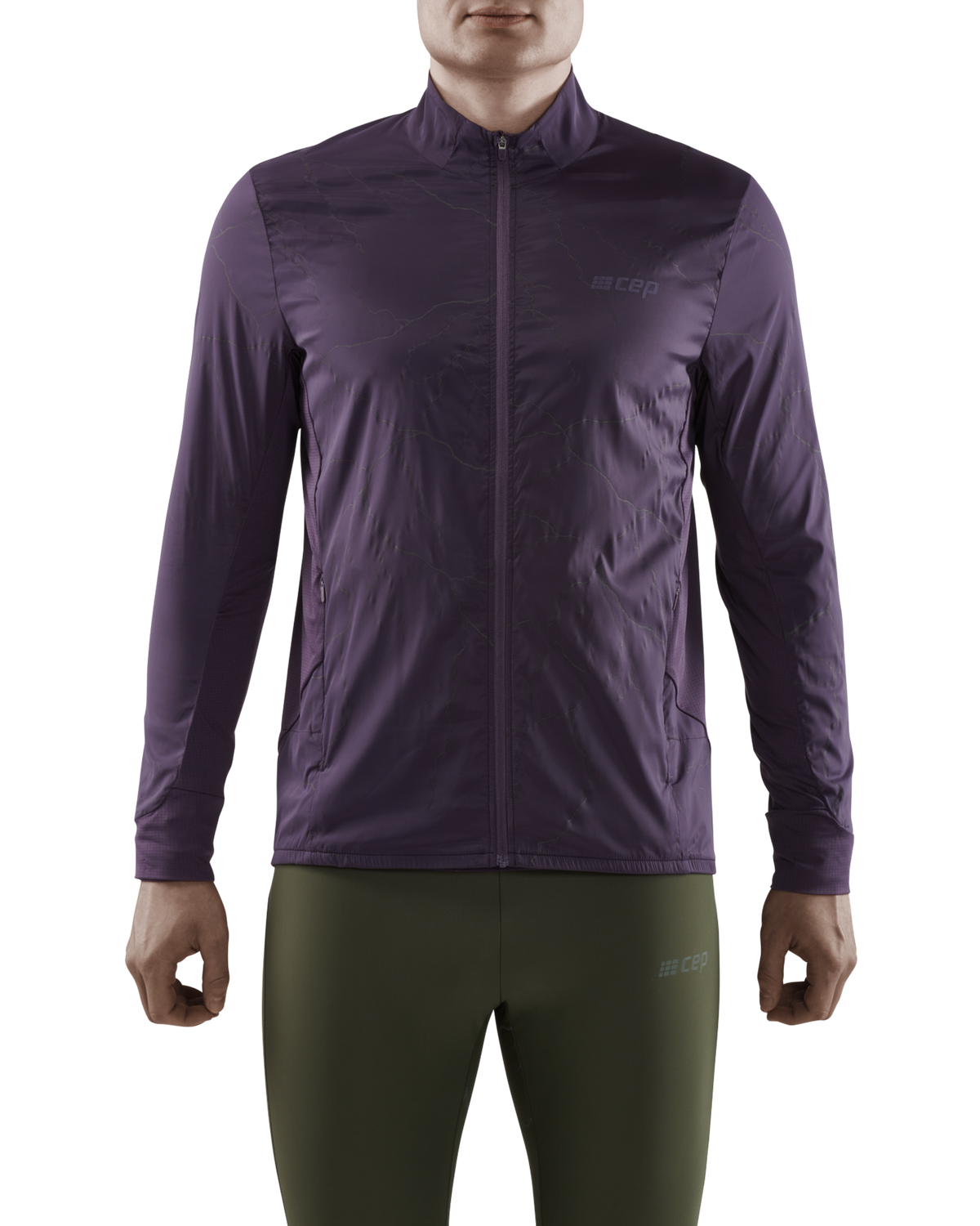 Reflective Windbreaker, Men, Purple