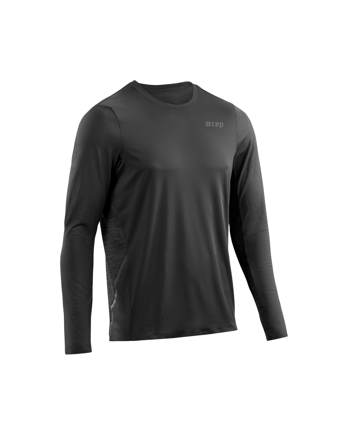 Run Long Sleeve Shirt, Men, Black