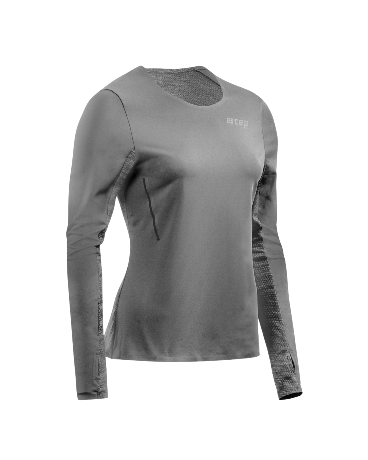 Run Long Sleeve Shirt, Women, Grey