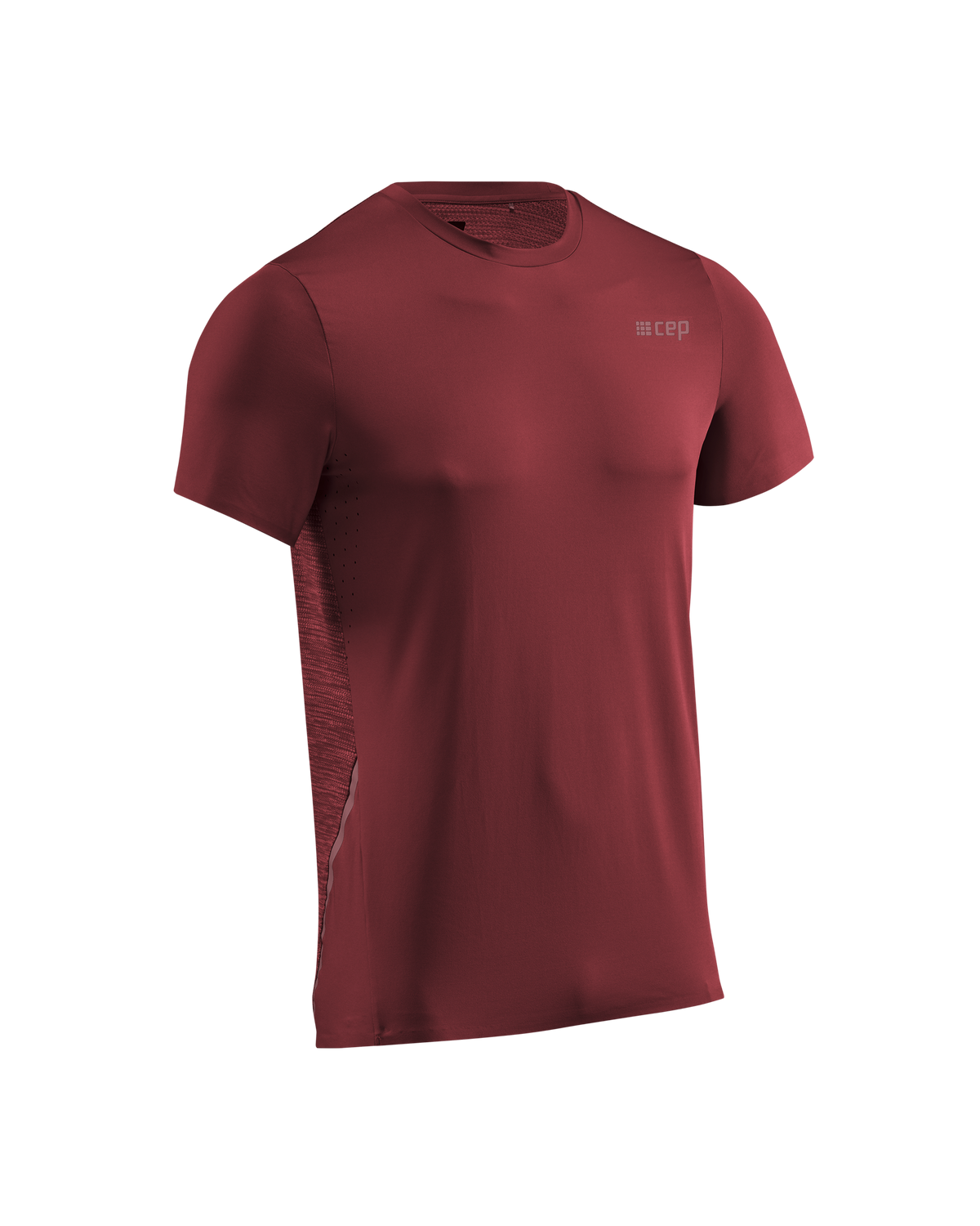 Run Shirt Short Sleeve, Men, Dark Red