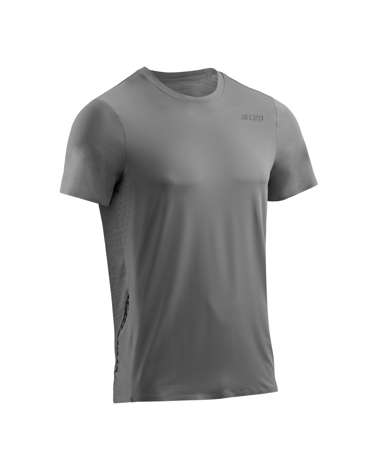 Run Shirt Short Sleeve, Men, Grey