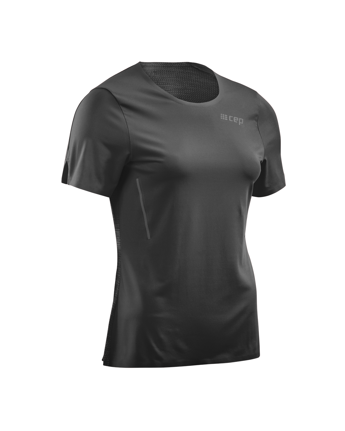 Run Short Sleeve Shirt, Women, Black