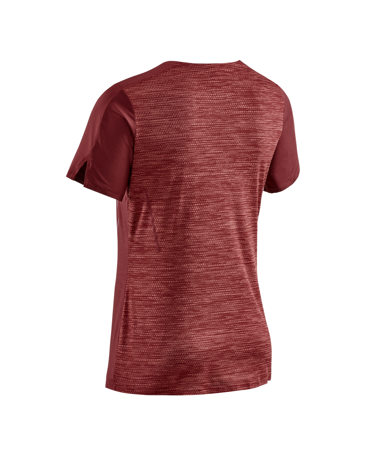 Run Short Sleeve Shirt, Women, Dark Red