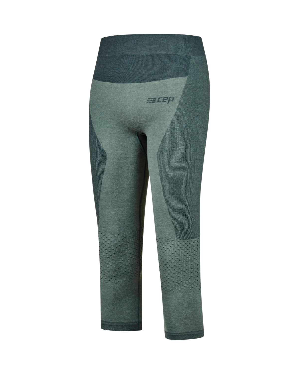 Ski Merino 3/4 Base Tights, Men, Blue-Grey