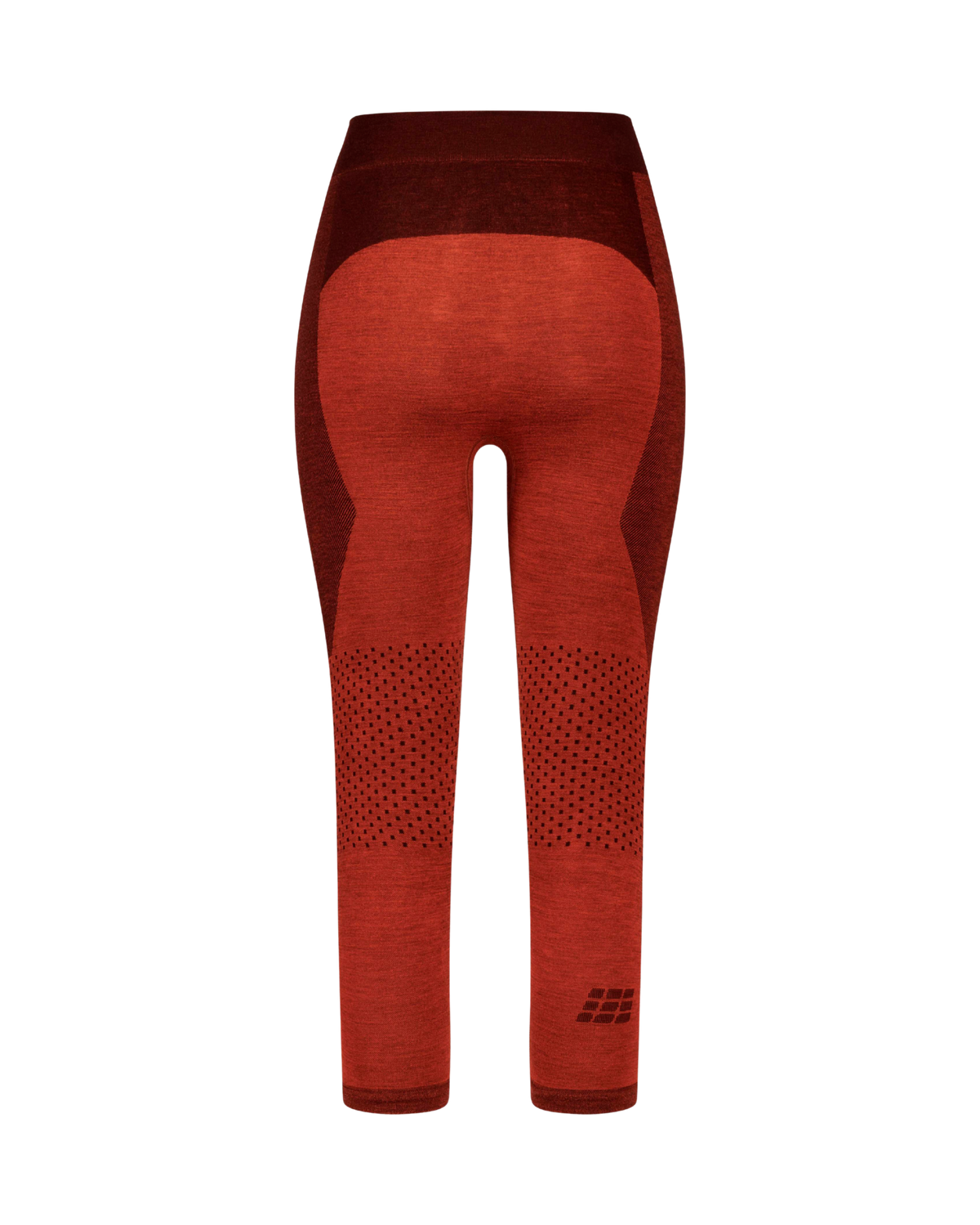 Ski Merino 3/4 Base Tights, Women, Aubergine/Red Merino