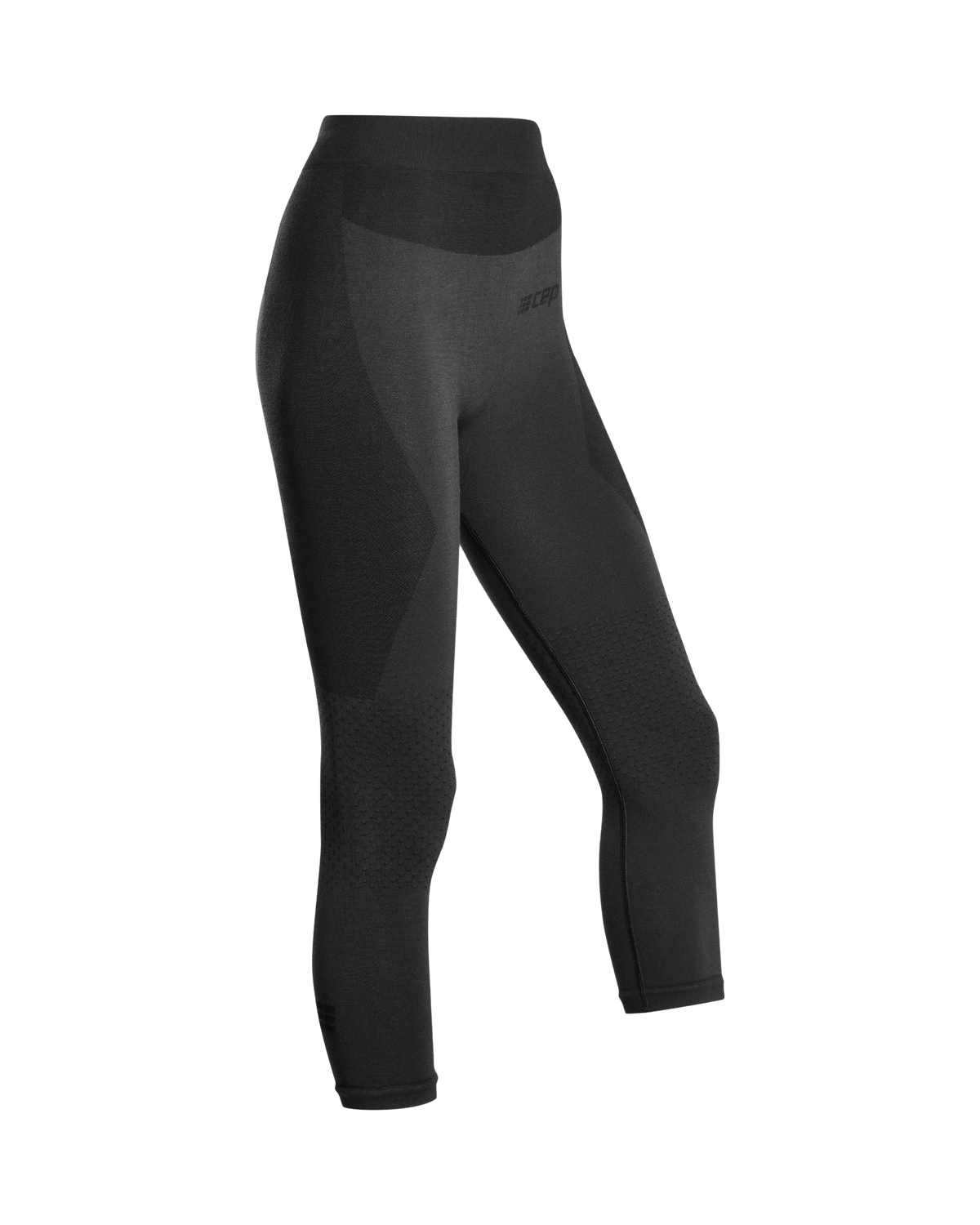 Ski Merino 3/4 Base Tights, Women, Black Merino