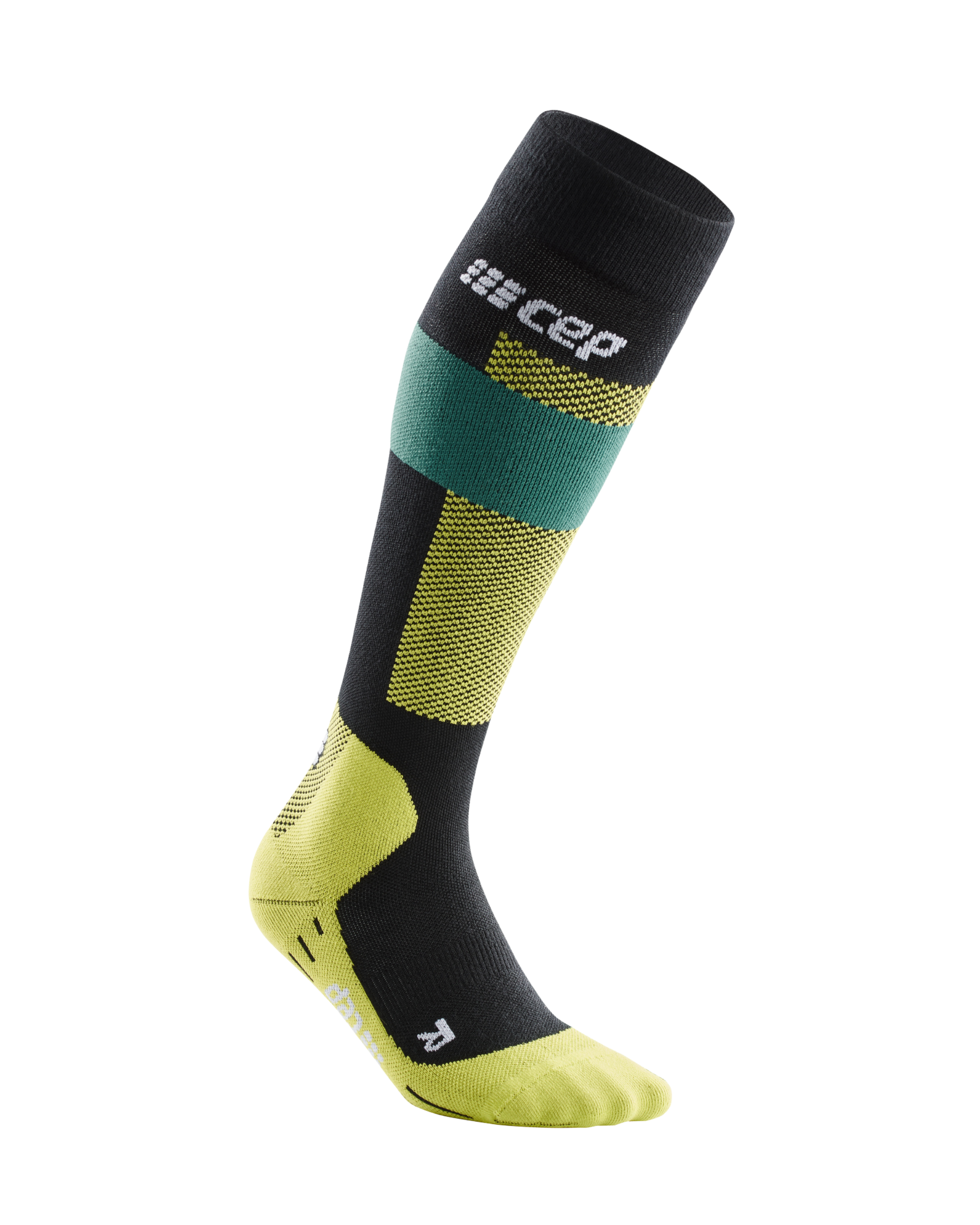 salomon compression ski socks CEP Ski Merino Tall Compression Socks, Women, II / Green Merino