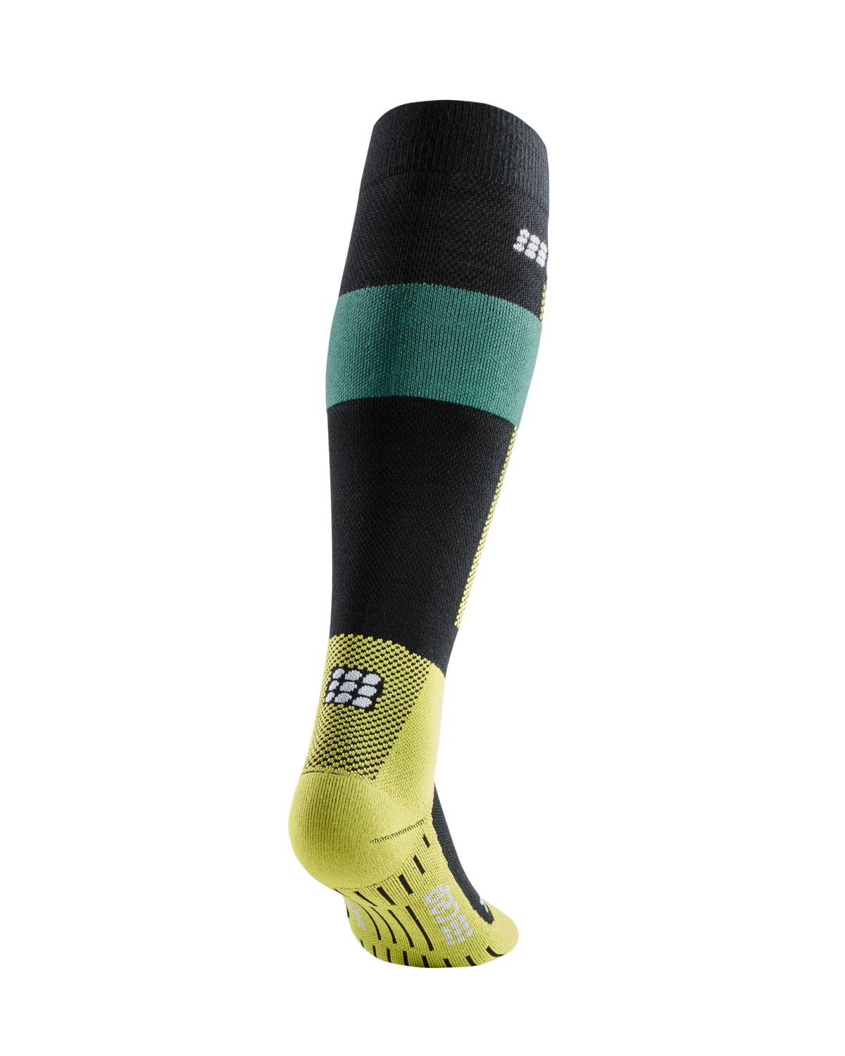 Ski Merino Tall Compression Socks, Men, Green Merino