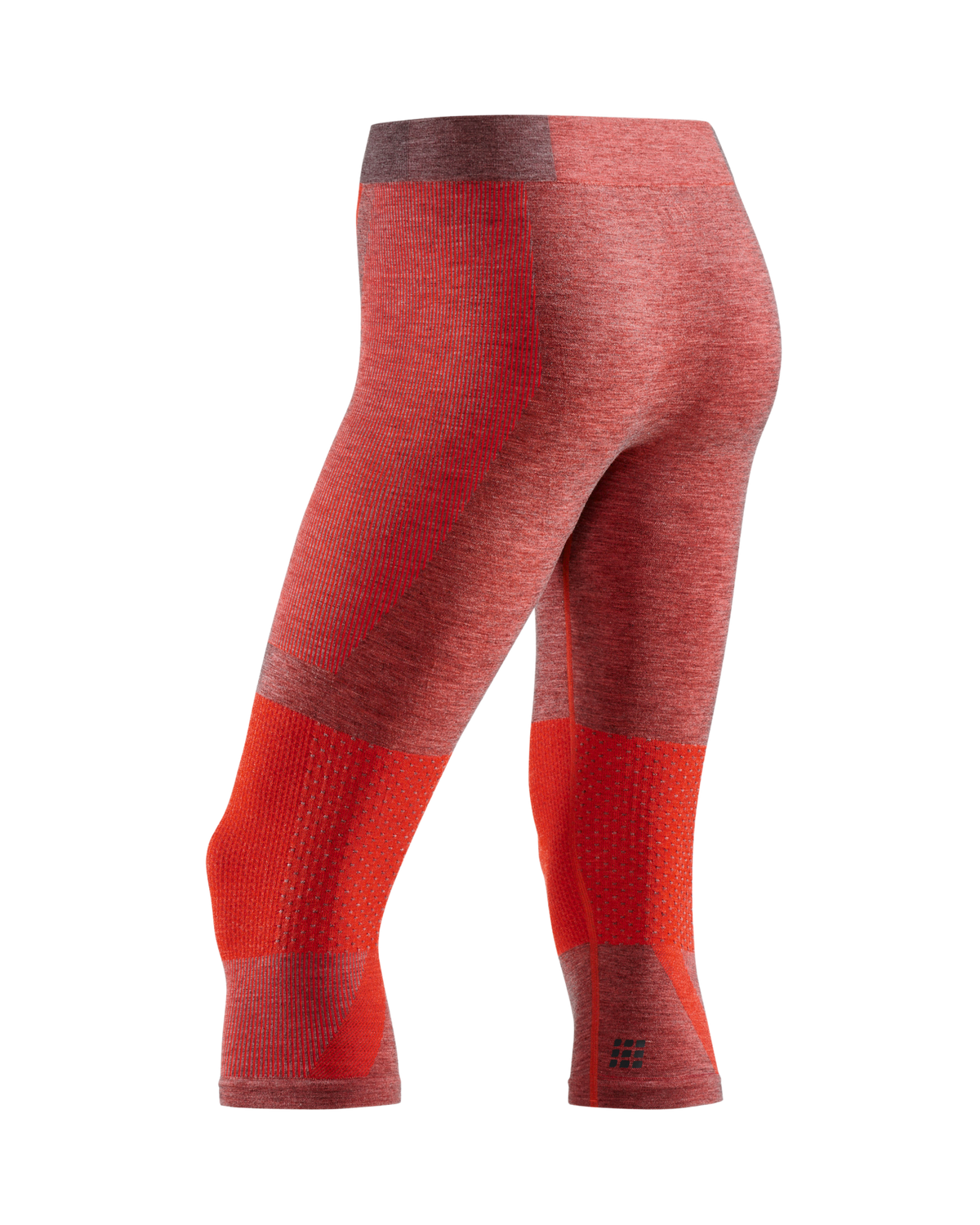 Ski Touring 3/4 Base Tights, Men, Red