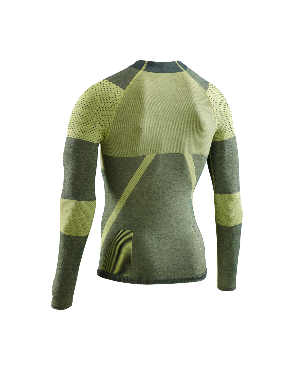 Ski Touring Base Shirt, Men, Green/Dark Green