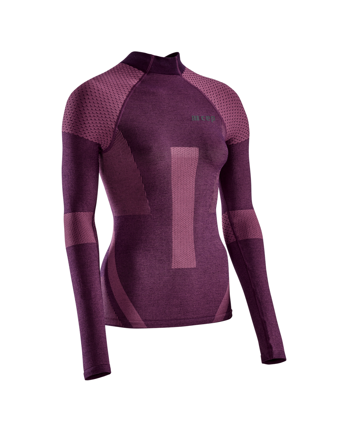 Ski Touring Base Shirt, Women, Violet/Dark Violet