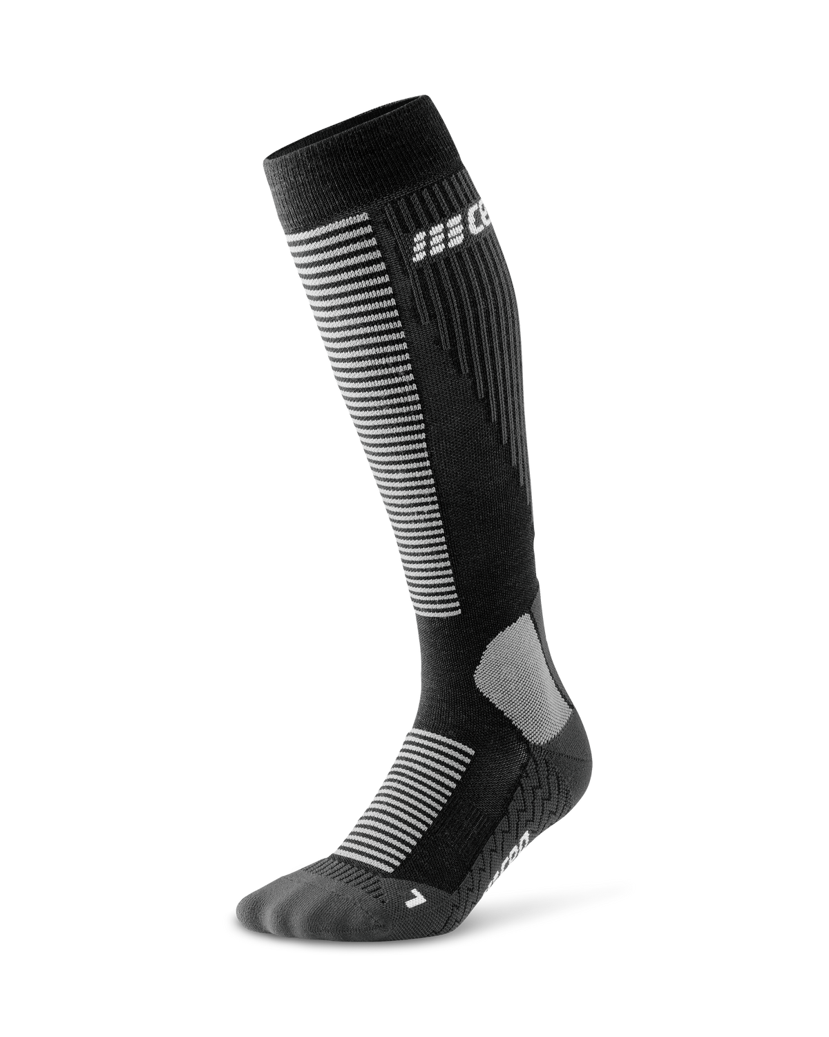 Ski Touring Tall Compression Socks, Women, Black