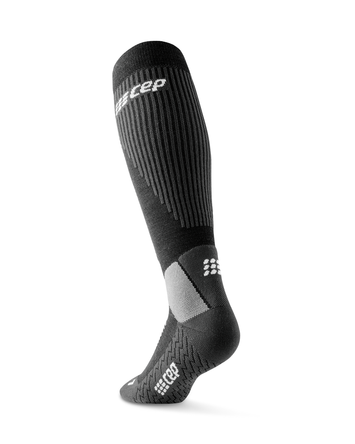 Ski Touring Tall Compression Socks, Women, Black