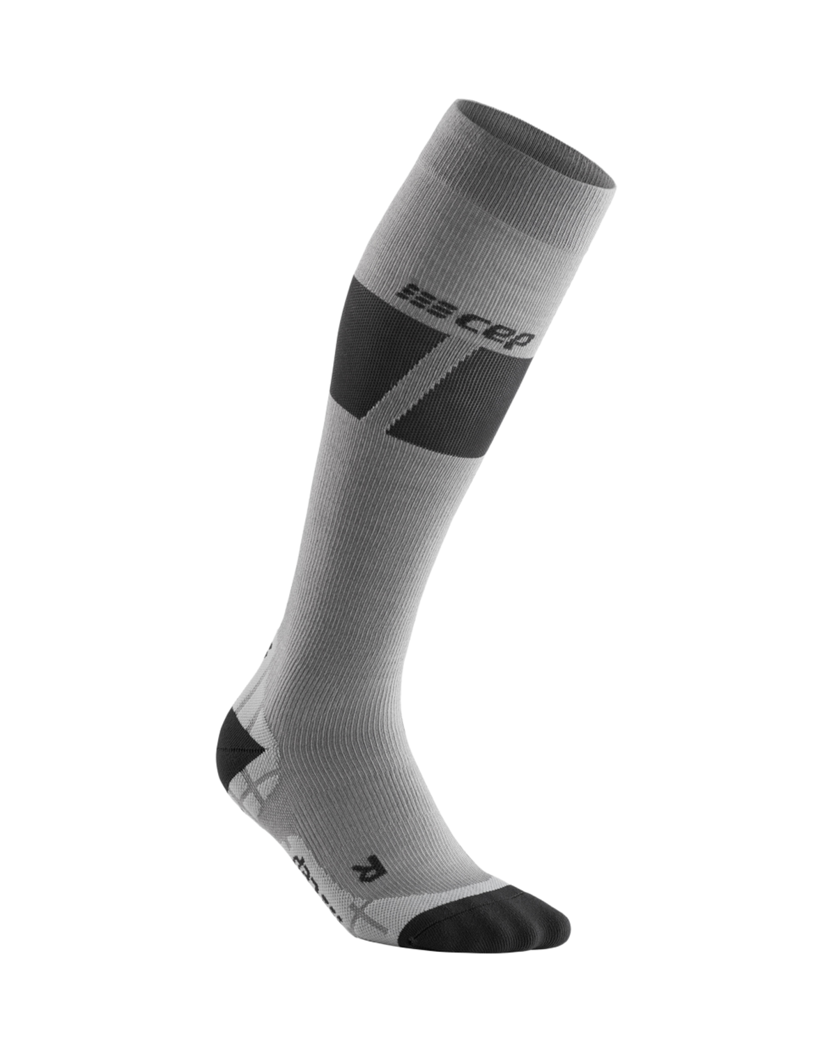 Ski Ultralight Tall Compression Socks, Women, Grey/Dark Grey
