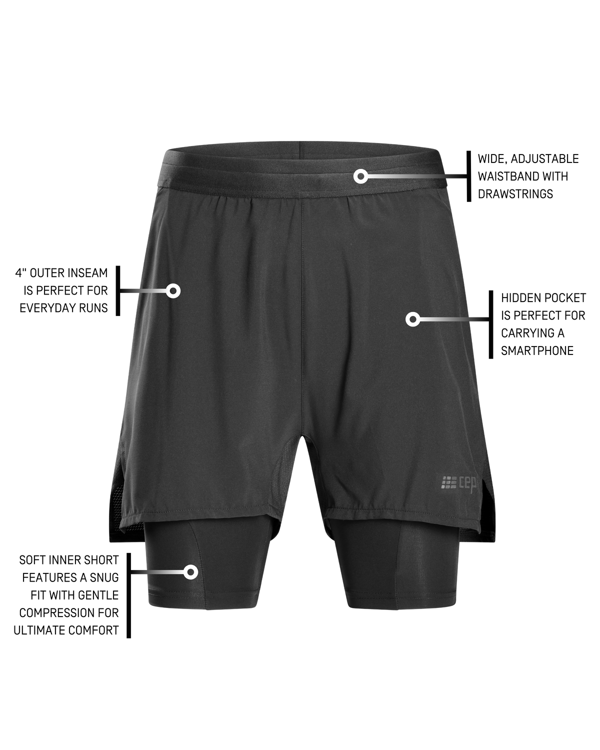 The Run 2-in-1 Shorts, Women