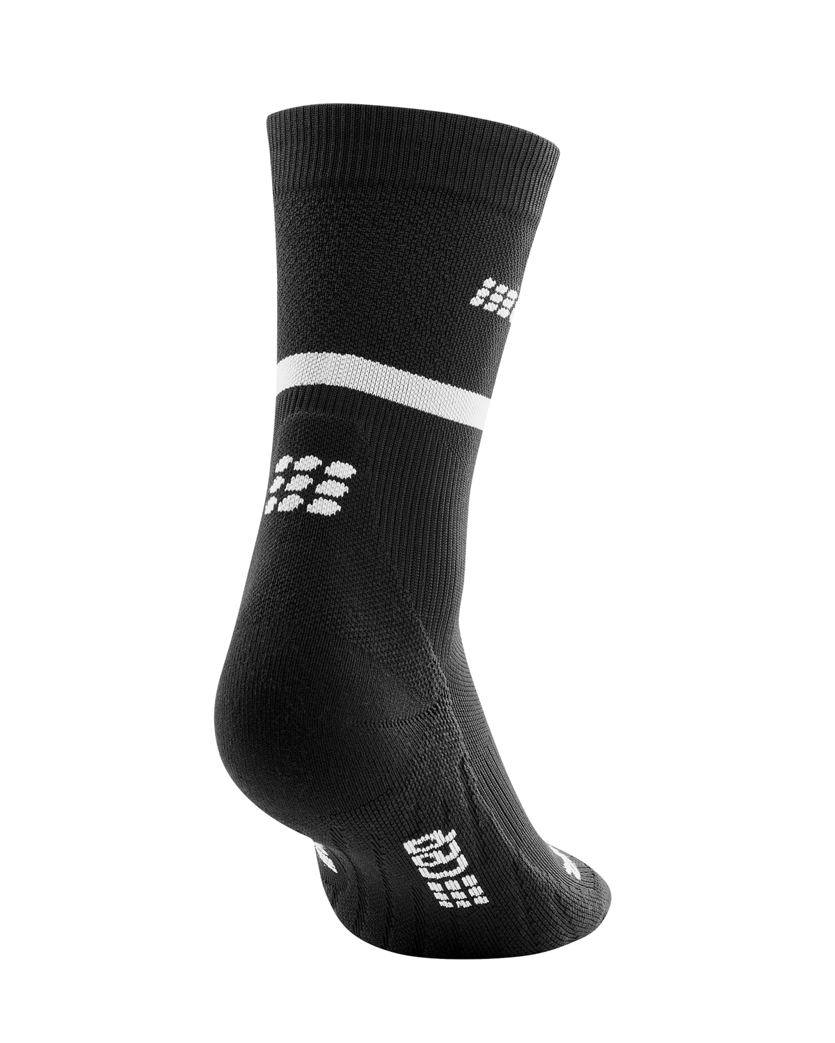 The Run Compression Mid Cut Socks 4.0, Men, Black