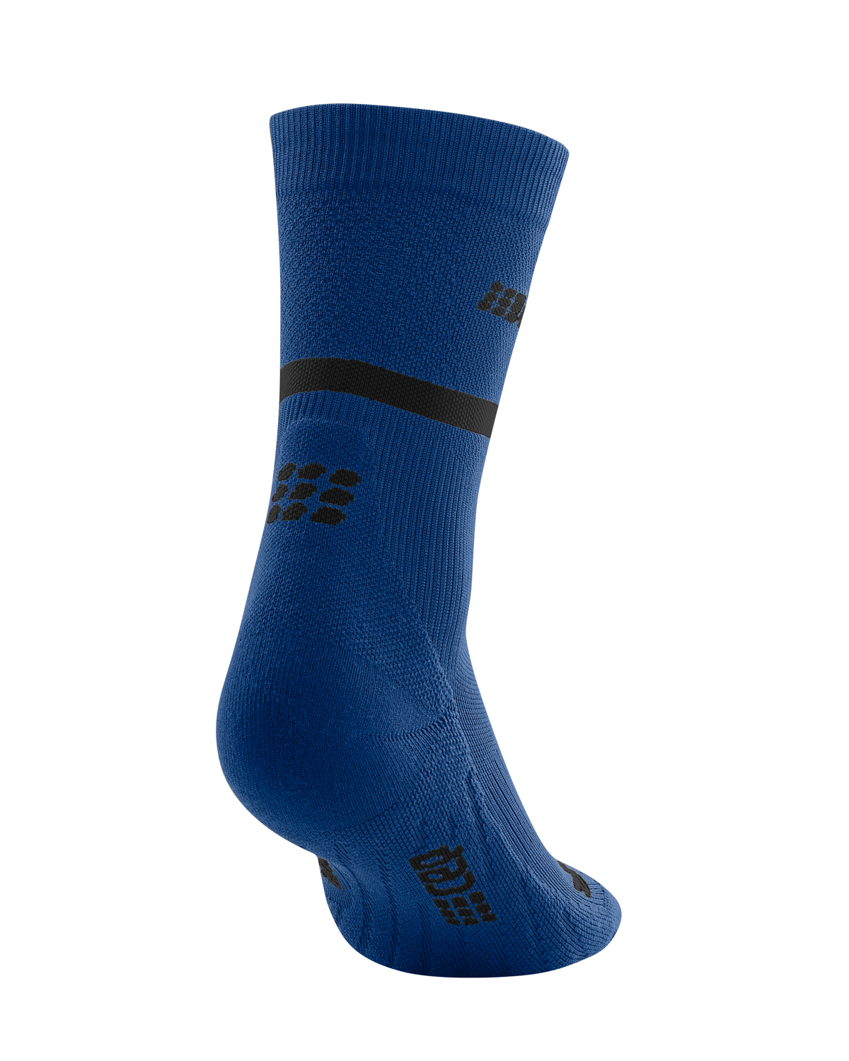 The Run Compression Mid Cut Socks 4.0, Men, Blue/Black
