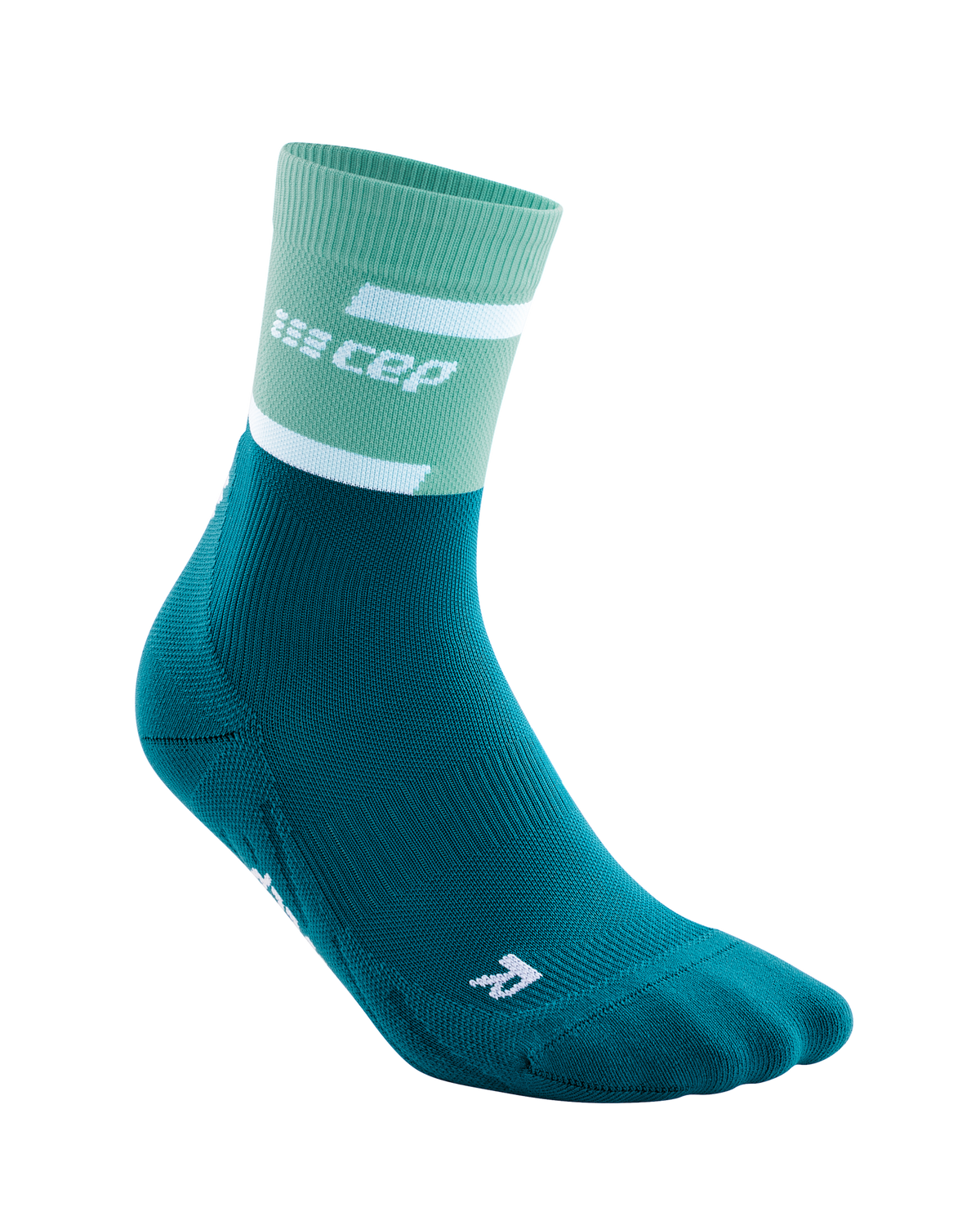 The Run Compression Mid Cut Socks 4.0, Men, Ocean/Petrol