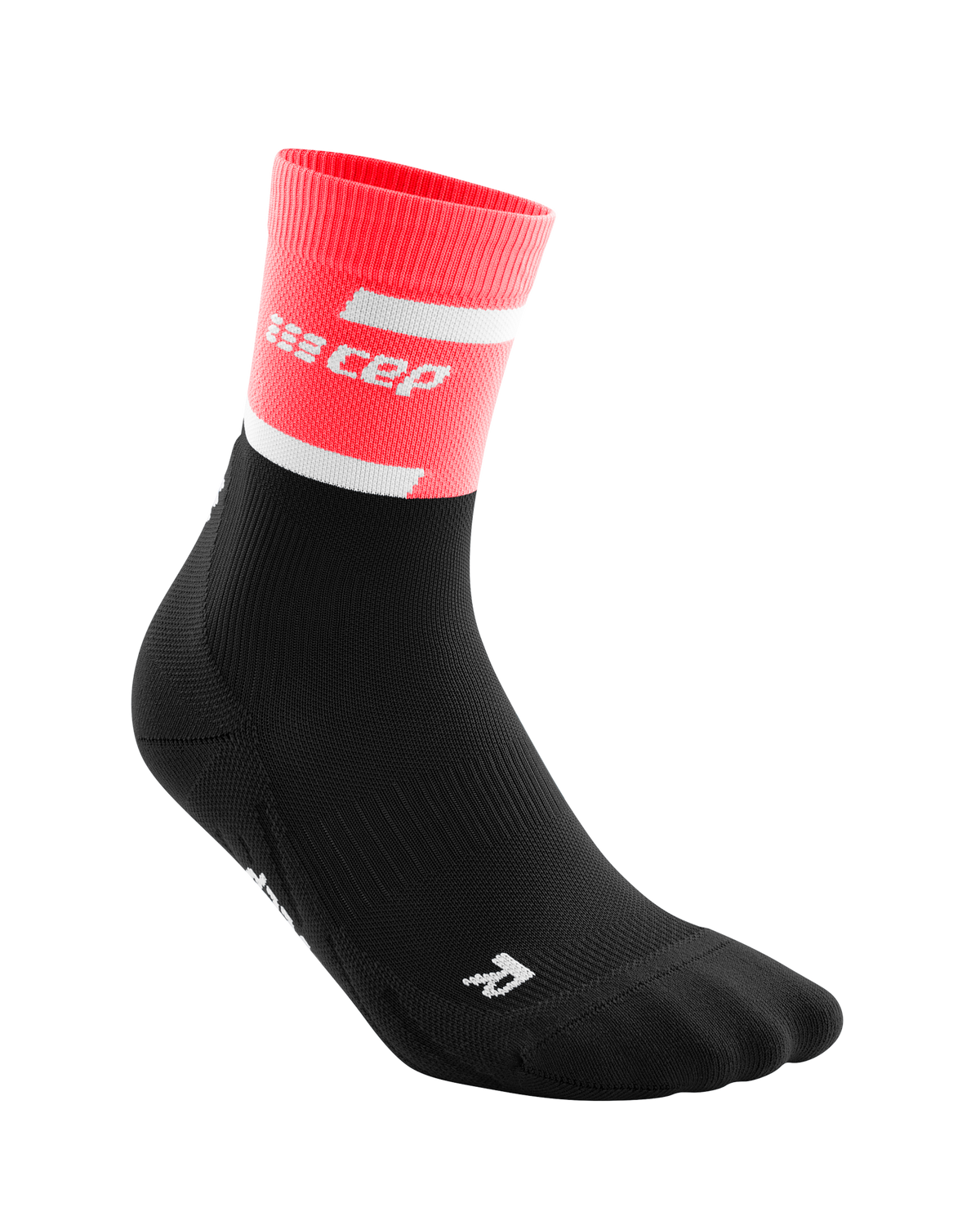 The Run Compression Mid Cut Socks 4.0, Men, Pink/Black