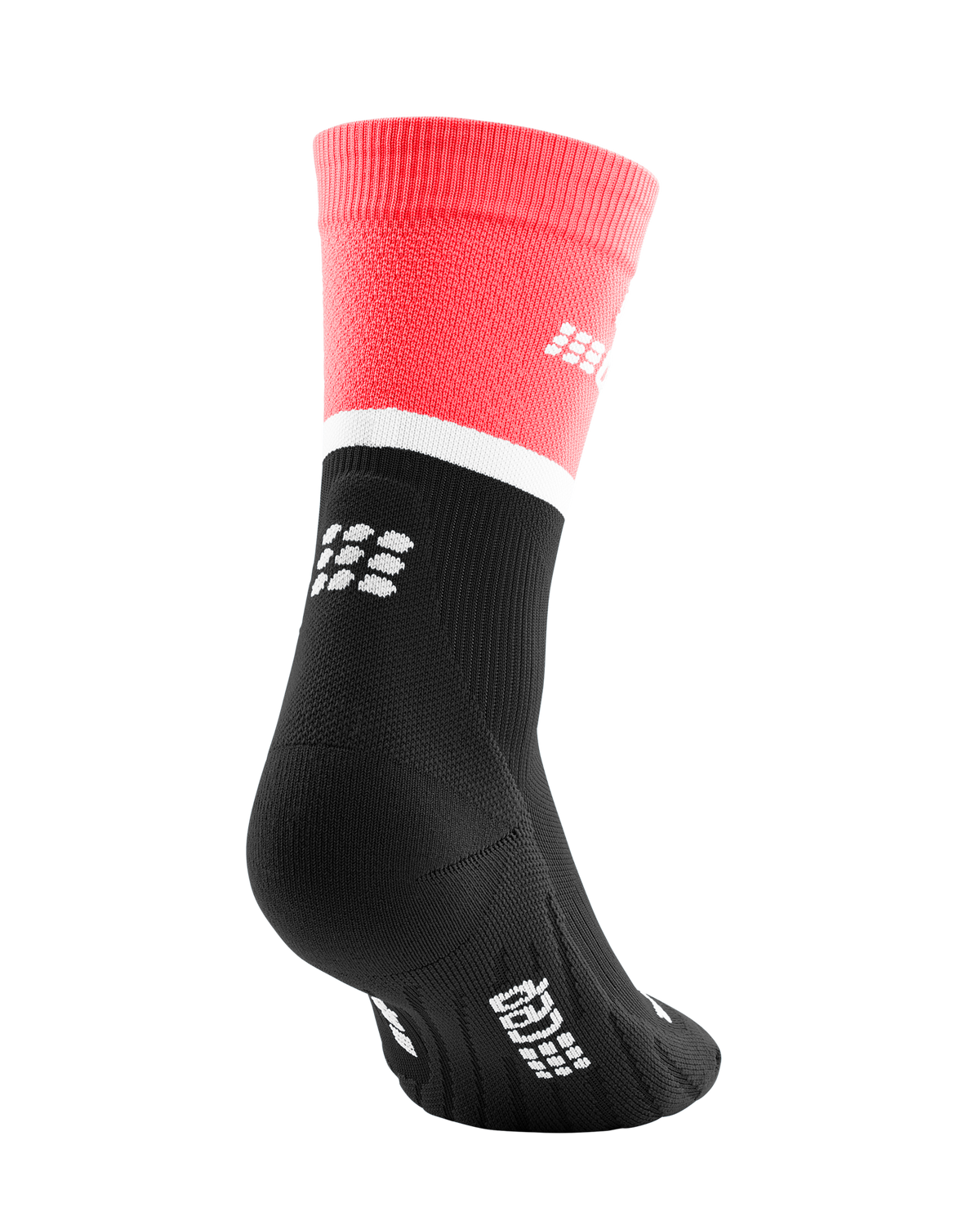 The Run Compression Mid Cut Socks 4.0, Men, Pink/Black