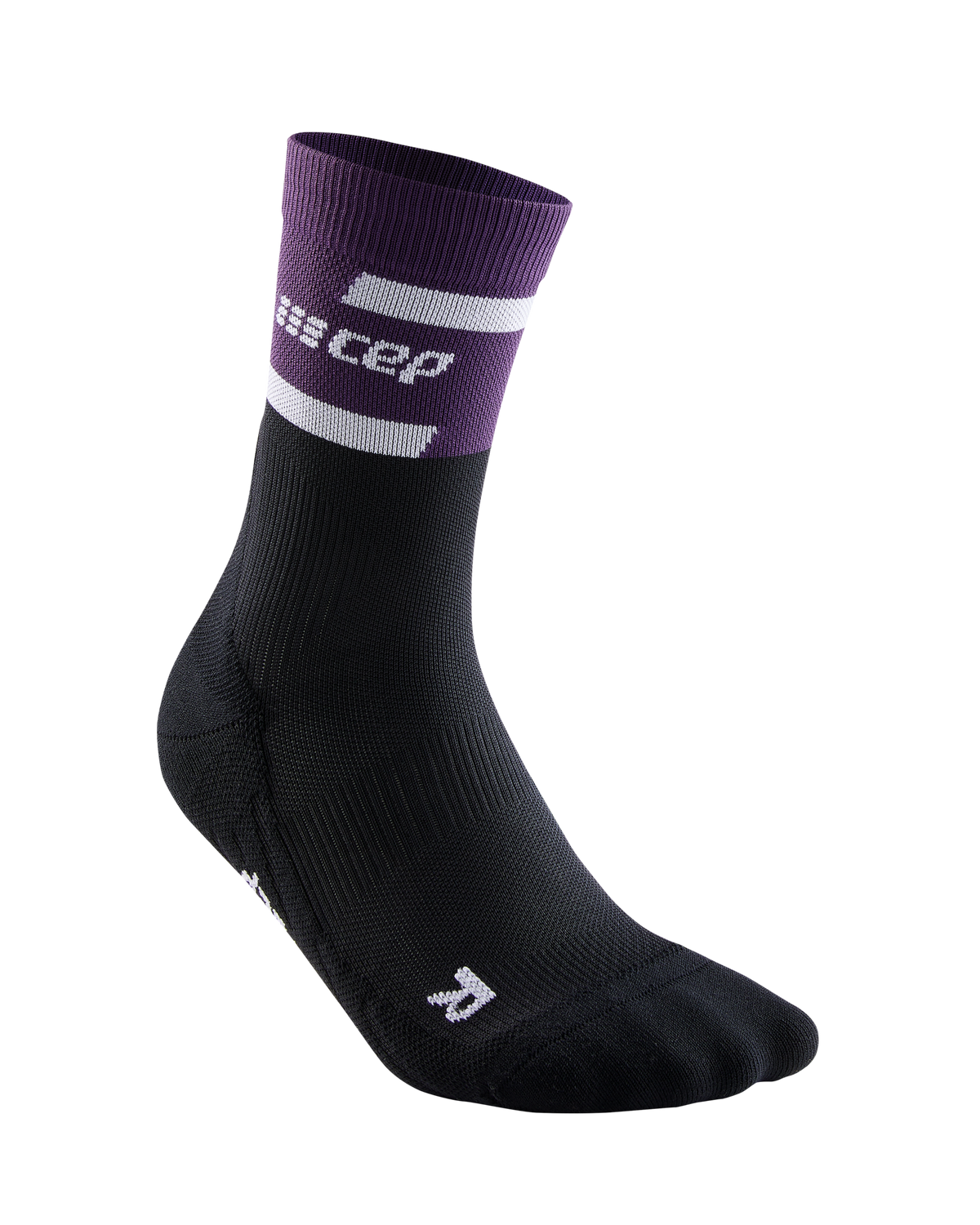 The Run Compression Mid Cut Socks 4.0, Men, Violet/Black