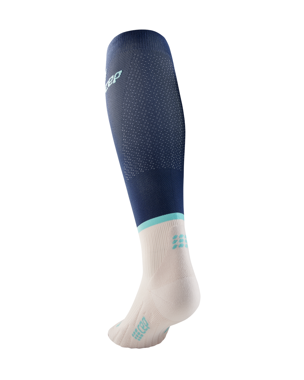 The Run Compression Tall Socks 4.0, Men, Blue/Off White
