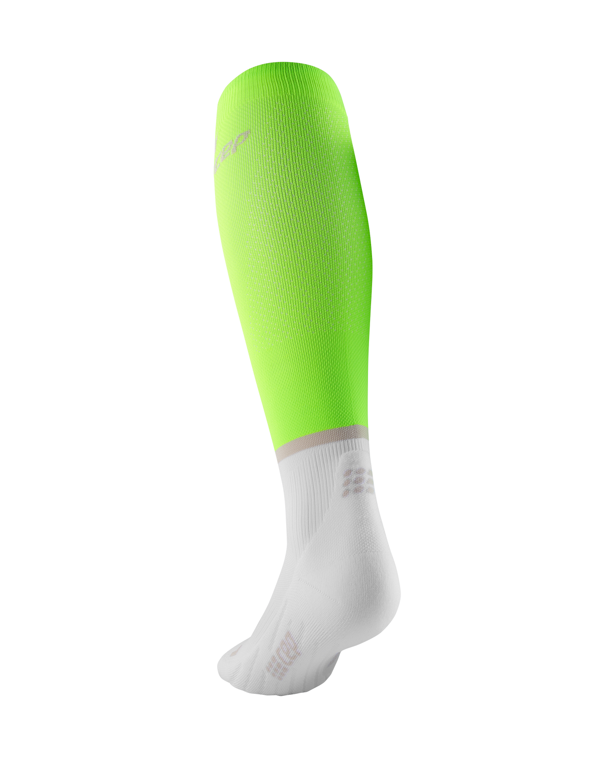 The Run Compression Tall Socks 4.0, Men, Lime Green/White
