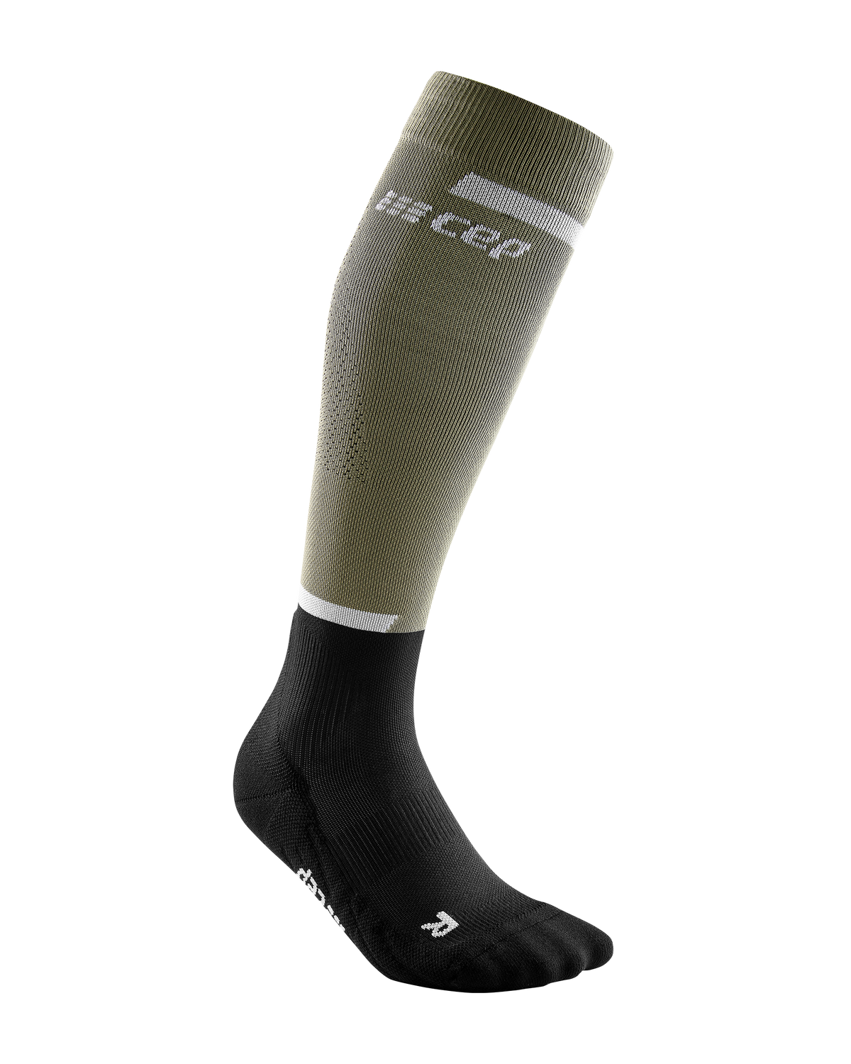 The Run Compression Tall Socks 4.0, Men, Olive/Black