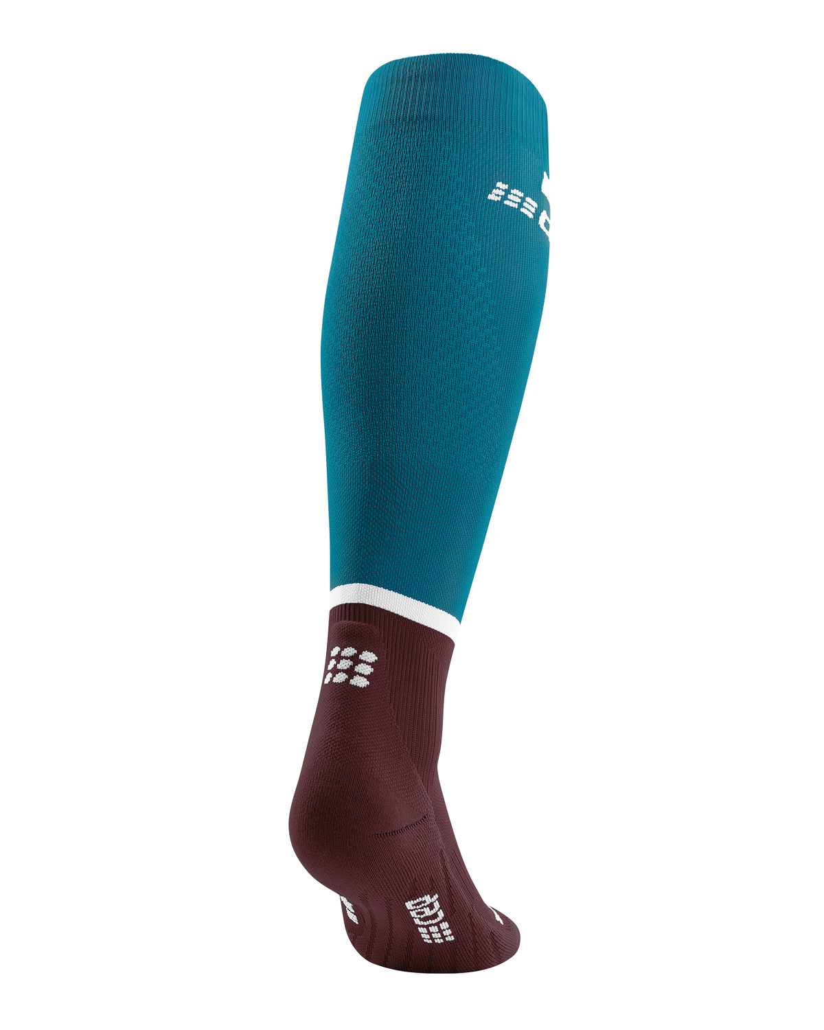 The Run Compression Tall Socks 4.0, Men, Petrol/Dark Red