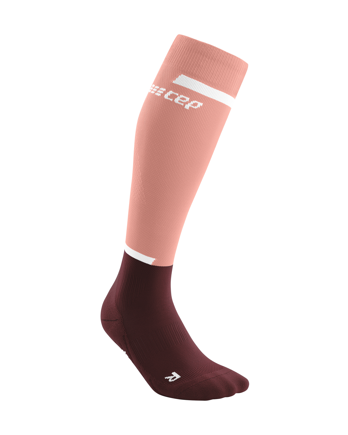 The Run Compression Tall Socks 4.0, Women, Rose/Dark Red