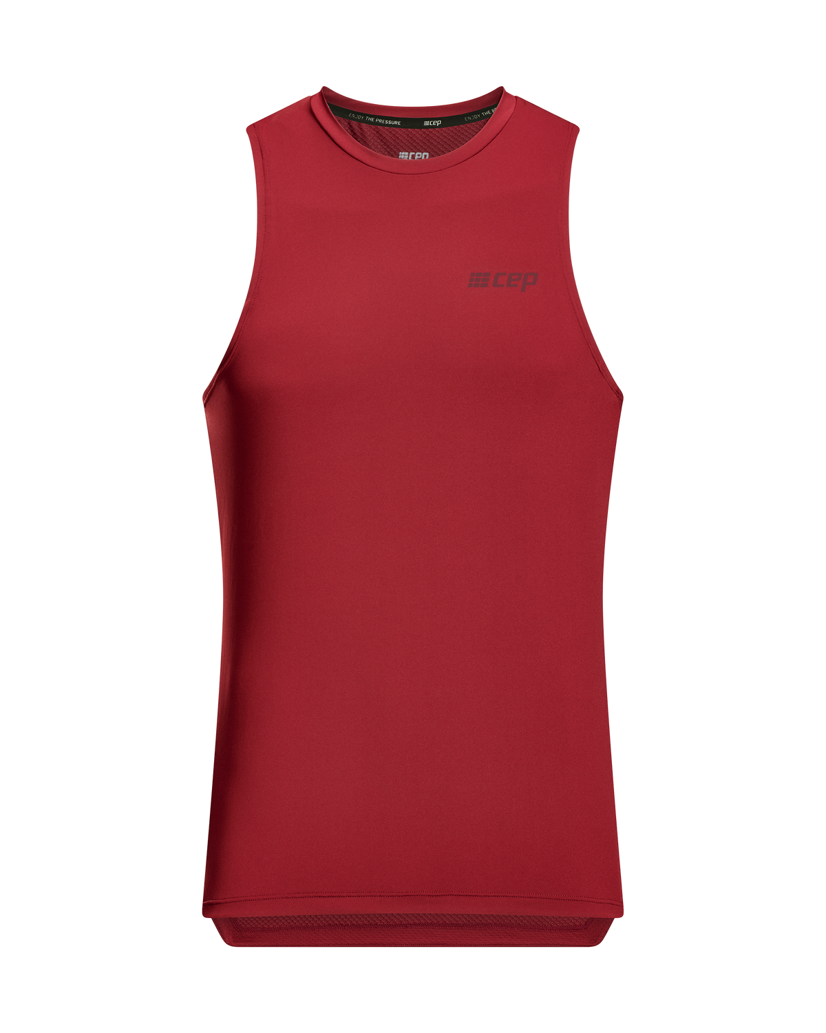 The Run Tank Top, Men, Crimson