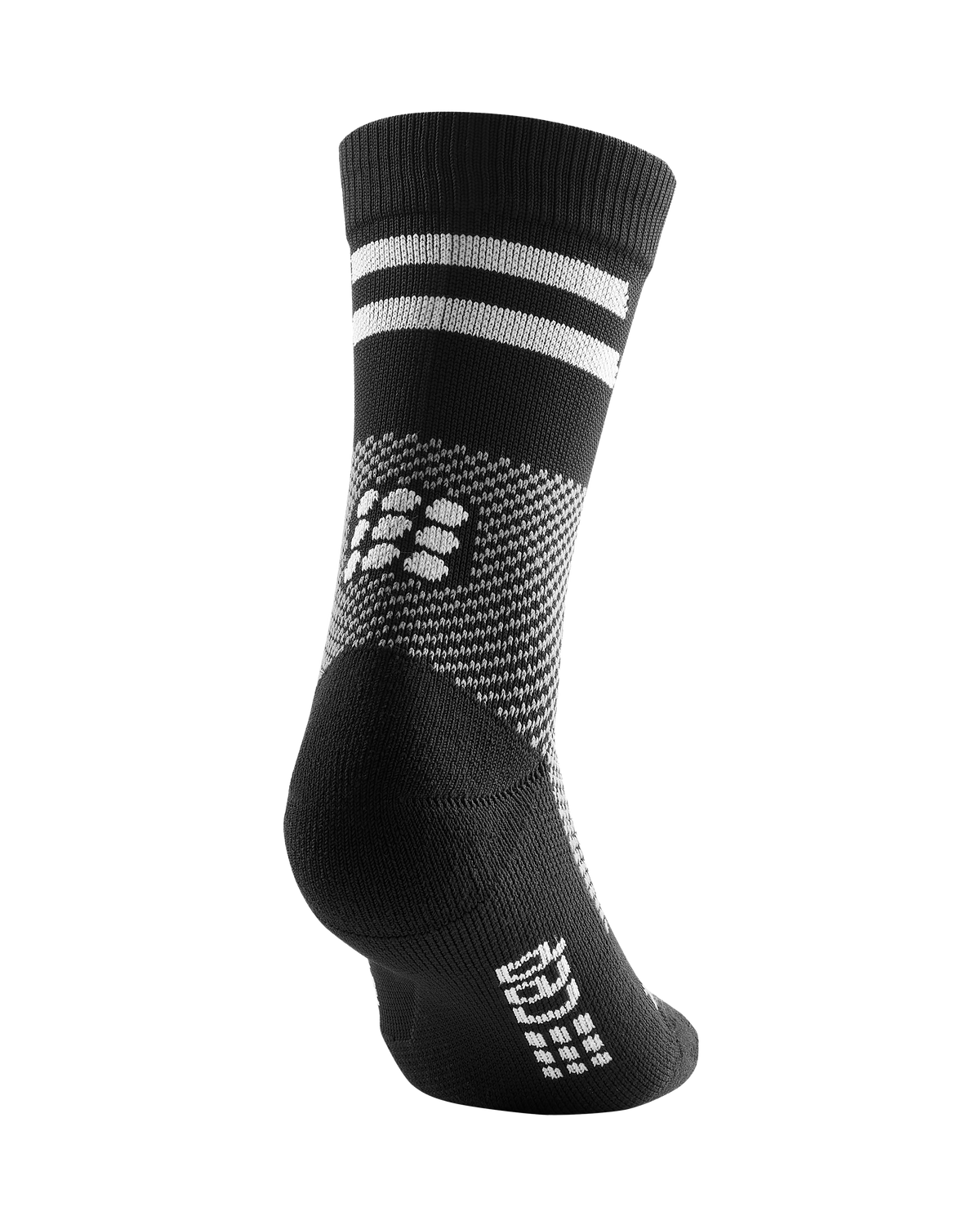 Training Mid Cut Compression Socks, Women, Black Training