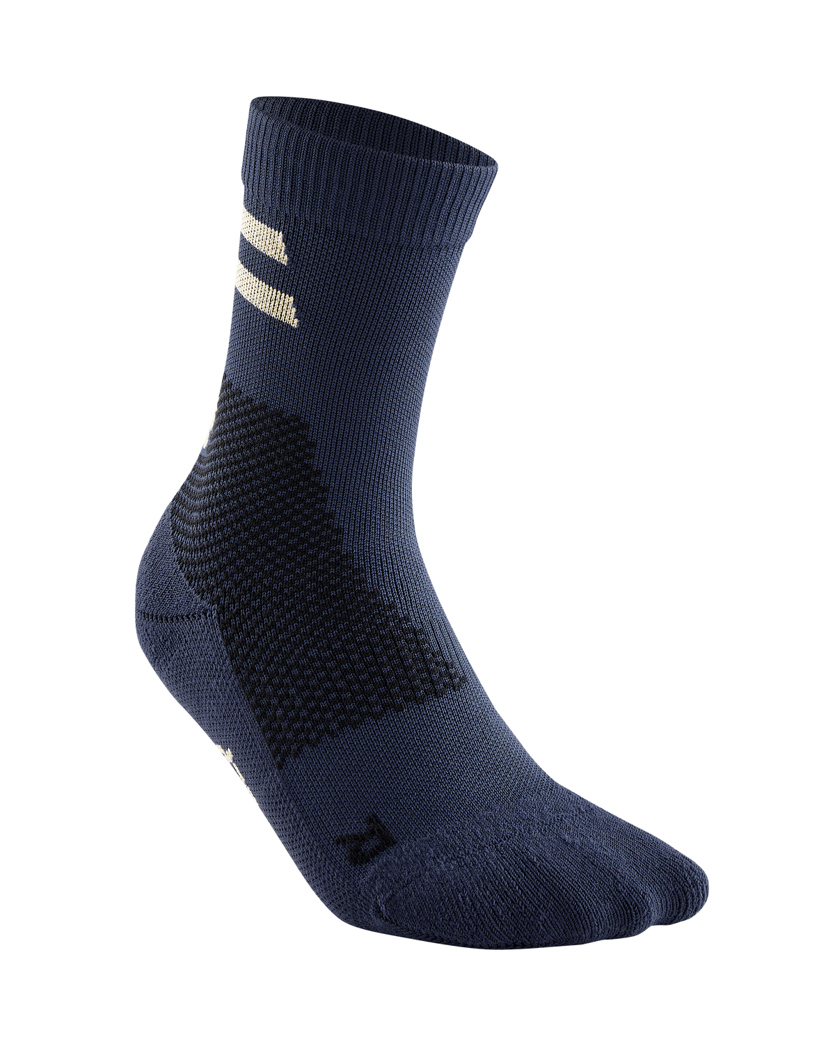 Training Mid Cut Compression Socks, Women, Peacoat Training