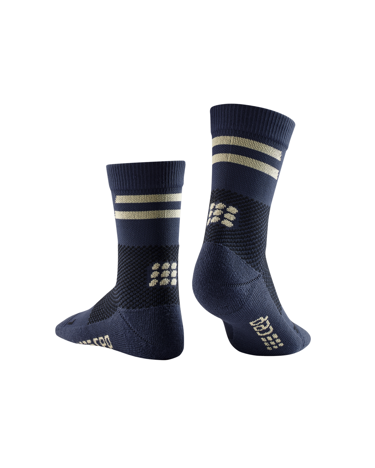 Training Mid Cut Compression Socks, Women, Peacoat Training