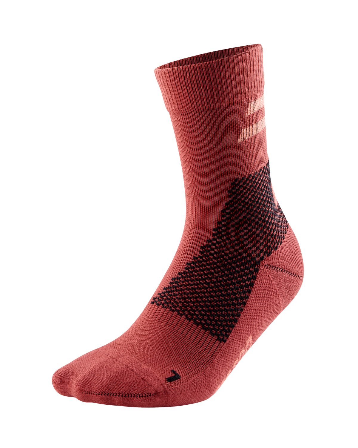 Training Mid Cut Compression Socks, Women, Red Training