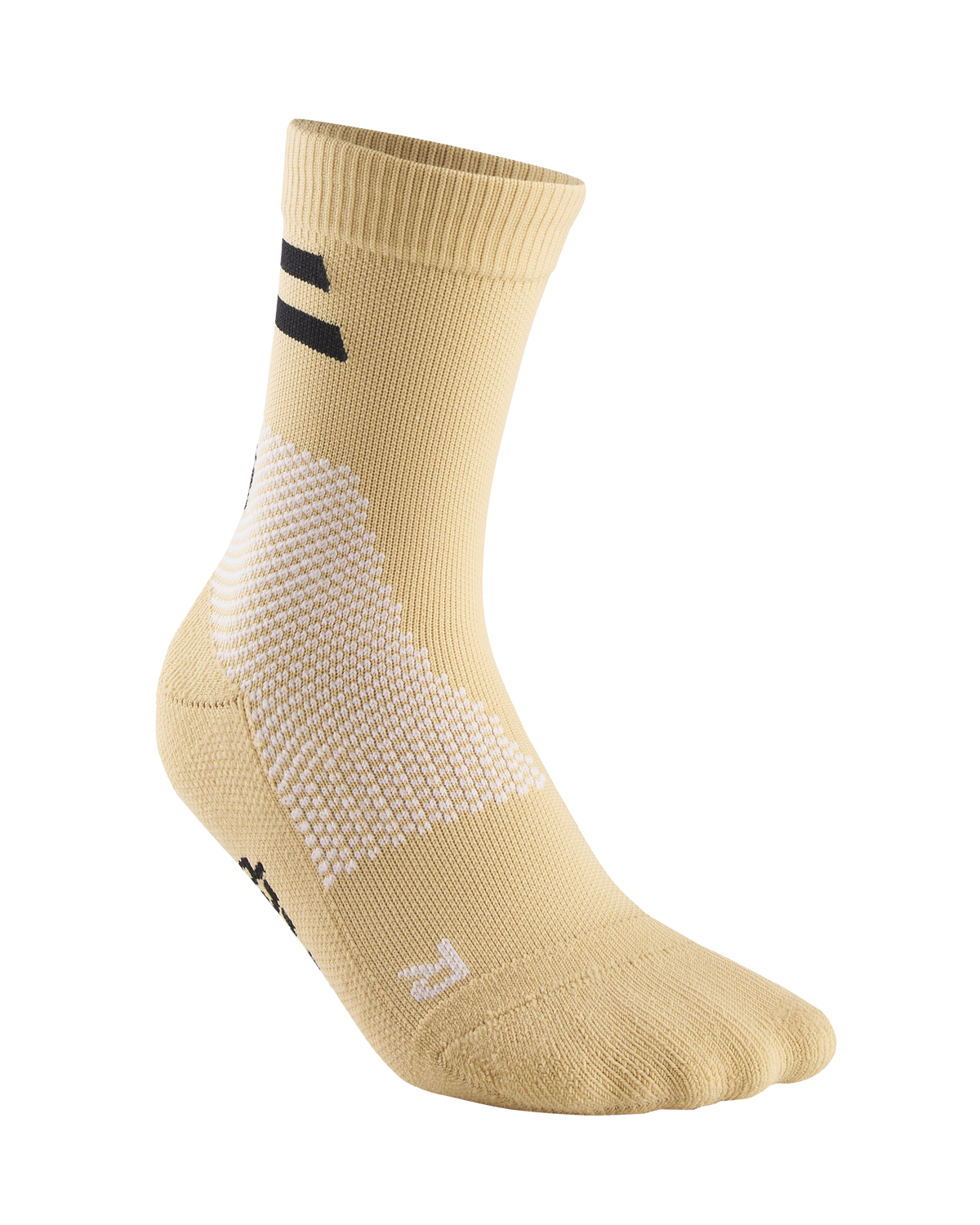 Training Mid Cut Compression Socks, Women, Sand Training