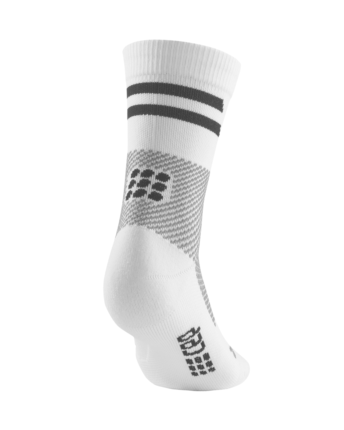 Training Mid Cut Compression Socks, Women, White Training
