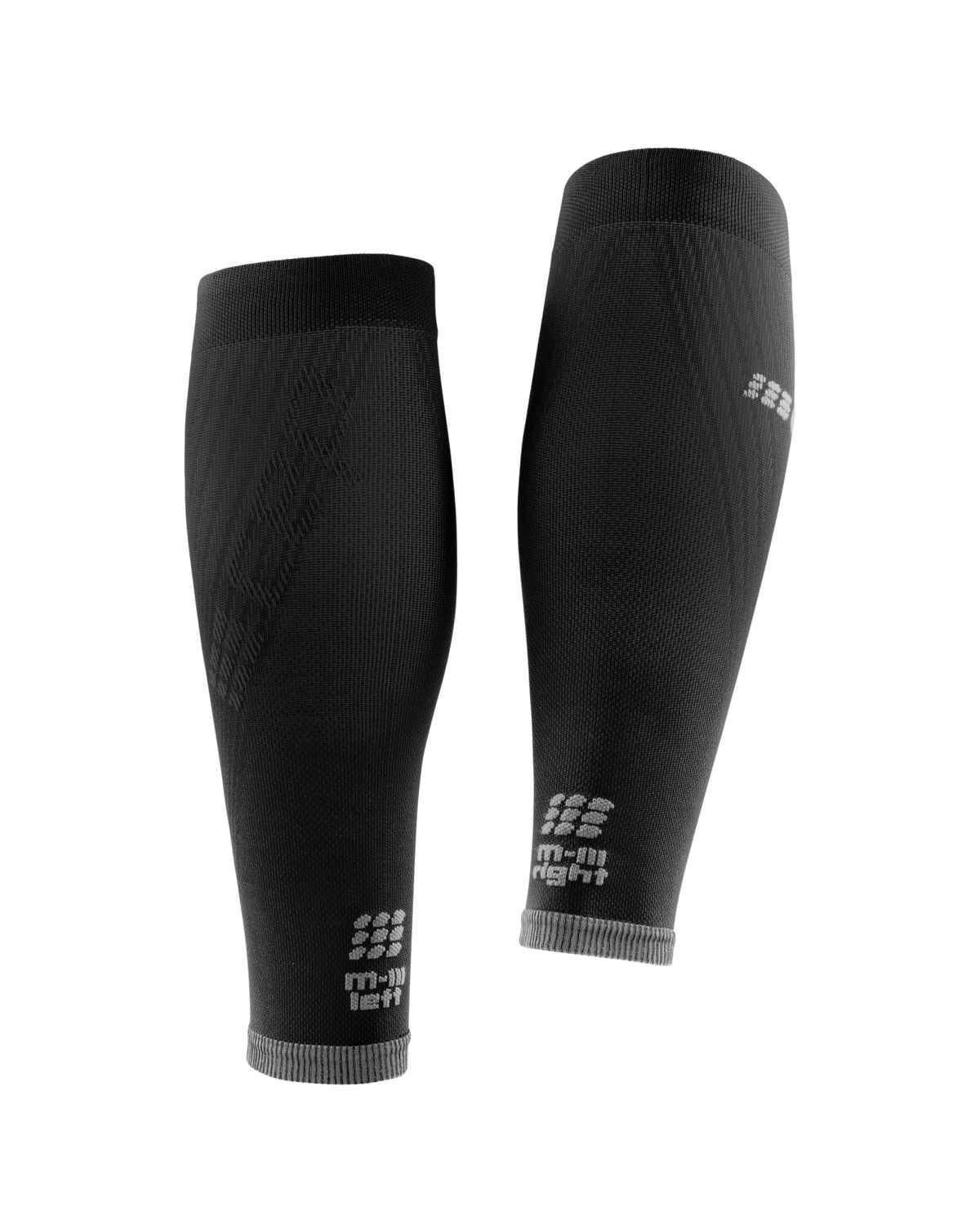 Ultralight Compression Calf Sleeves, Women, Black/Light Grey