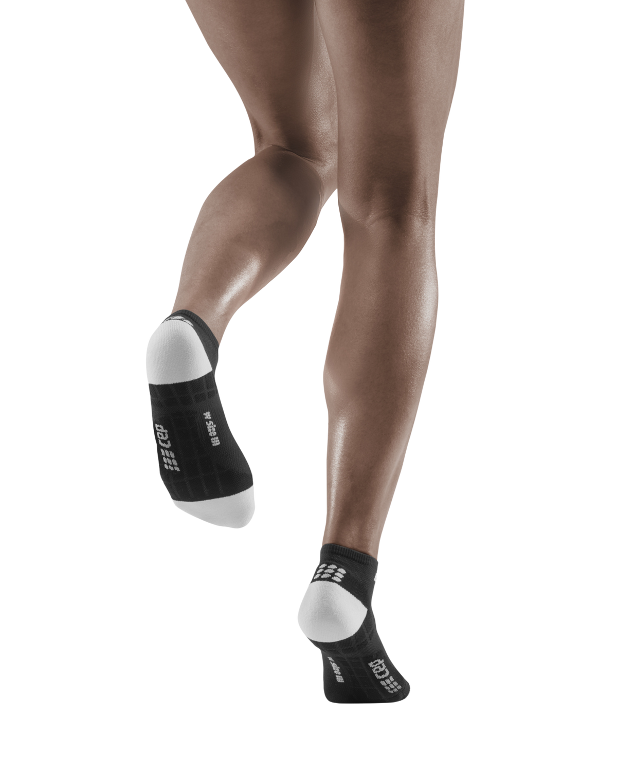 Ultralight Low Cut Compression Socks, Women, Black/Light Grey