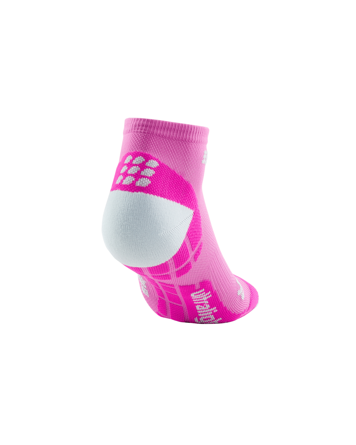 Ultralight Low Cut Compression Socks, Women, Electric Pink/Light Grey