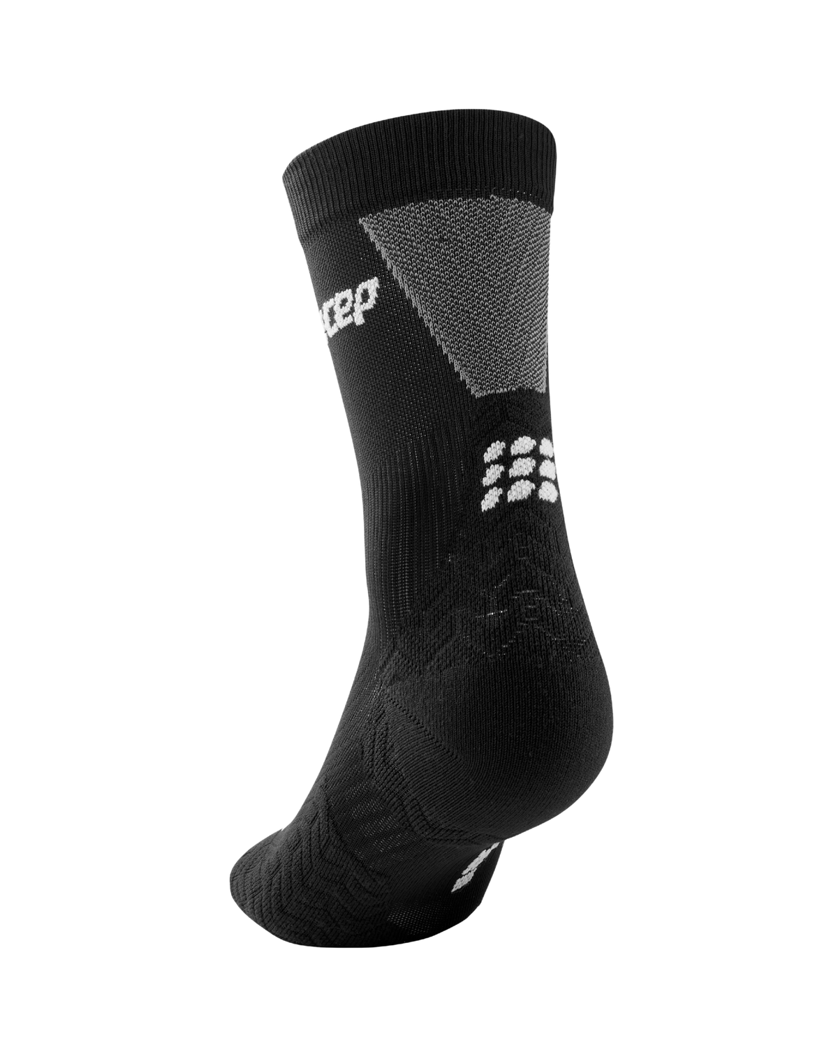Ultralight Mid Cut Compression Socks, Women, Ultralight Black/Grey