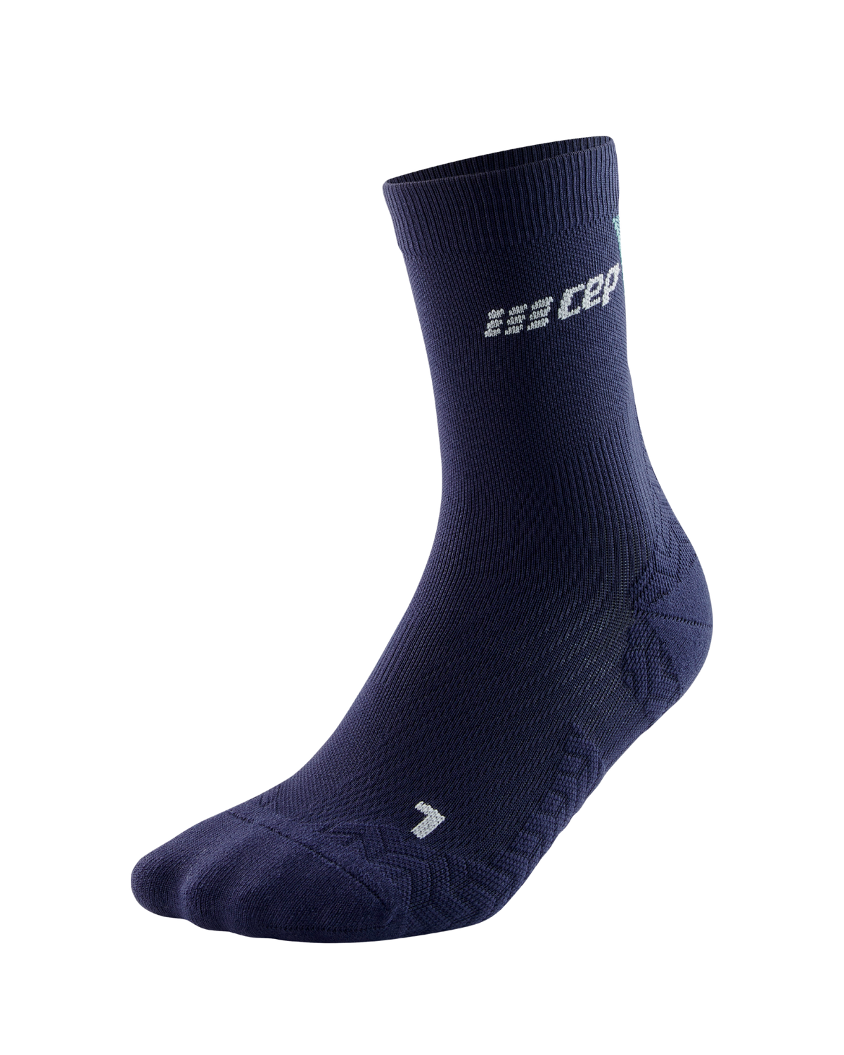Ultralight Mid Cut Compression Socks, Women, Ultralight Navy/Light Blue
