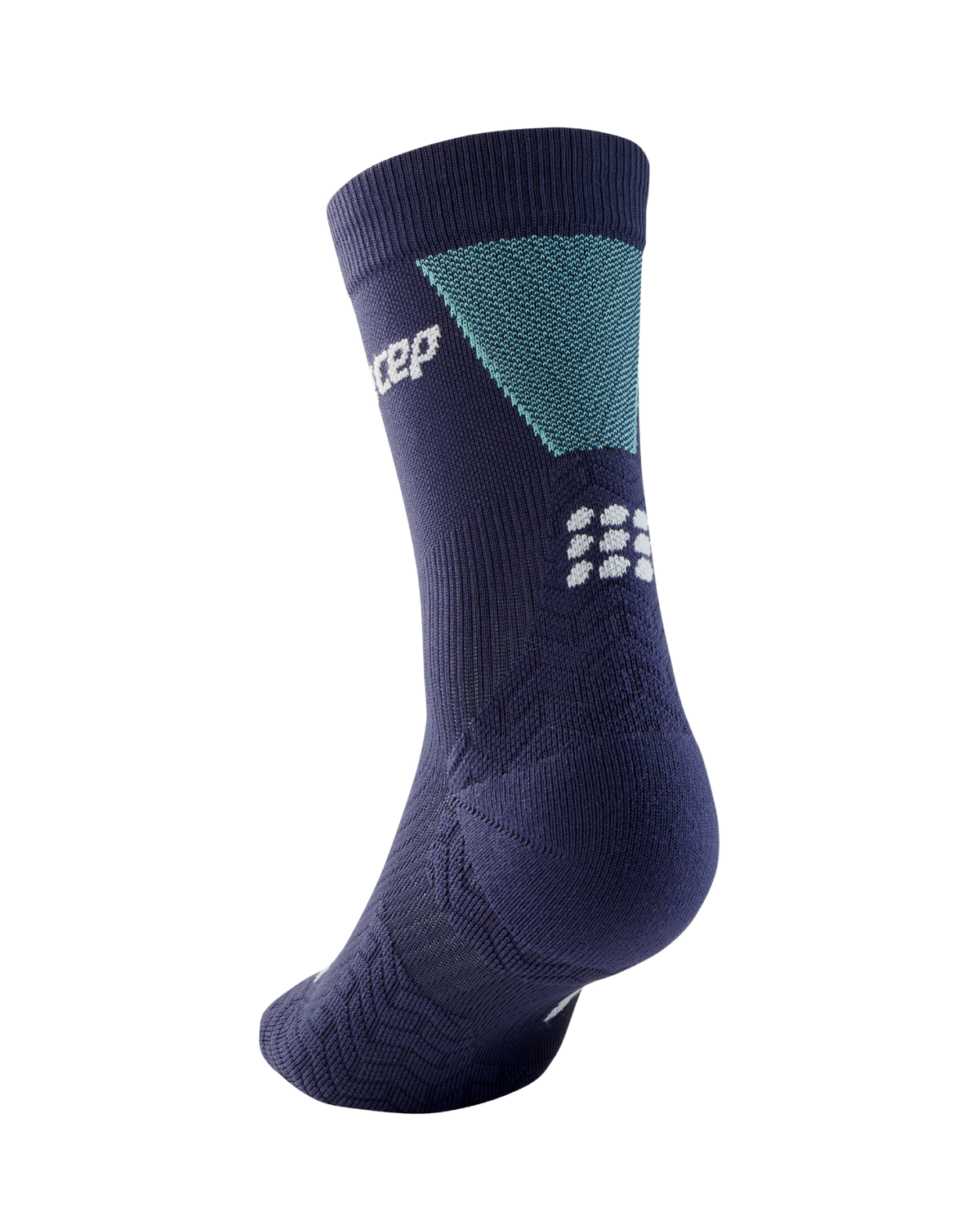 Ultralight Mid Cut Compression Socks, Women, Ultralight Navy/Light Blue