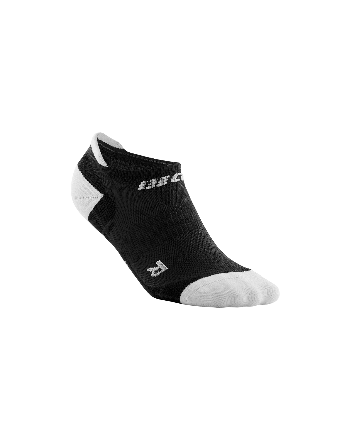 Ultralight No Show Compression Socks, Men, Black/Light Grey