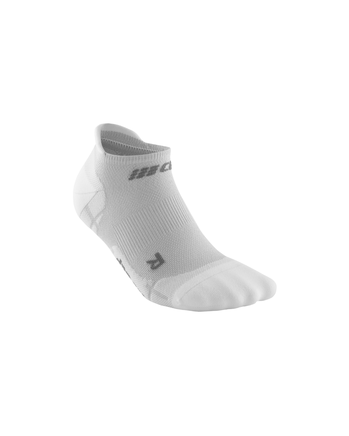 Ultralight No Show Compression Socks, Men, Carbon White