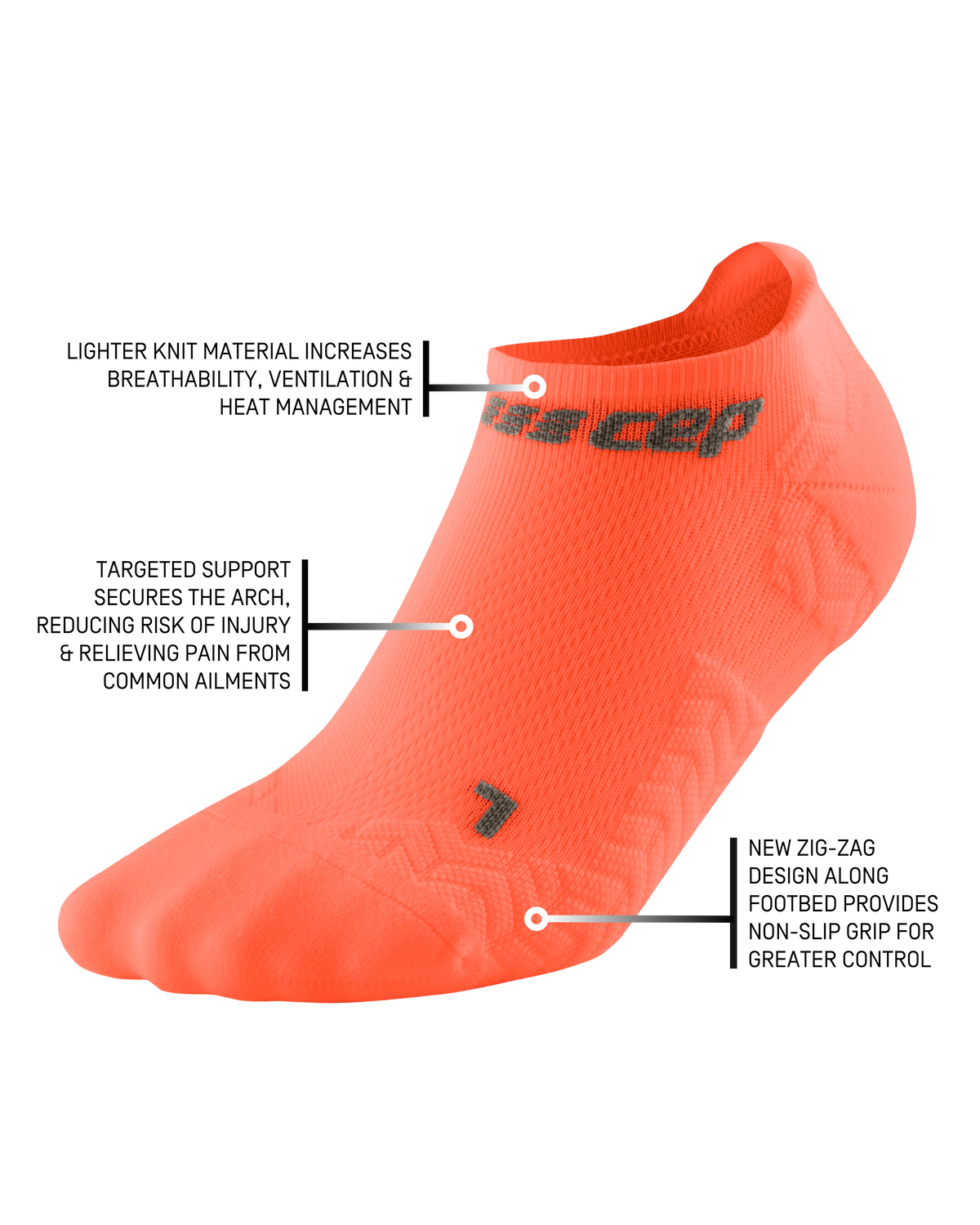Ultralight No Show Socks, Women, Ultralight Coral