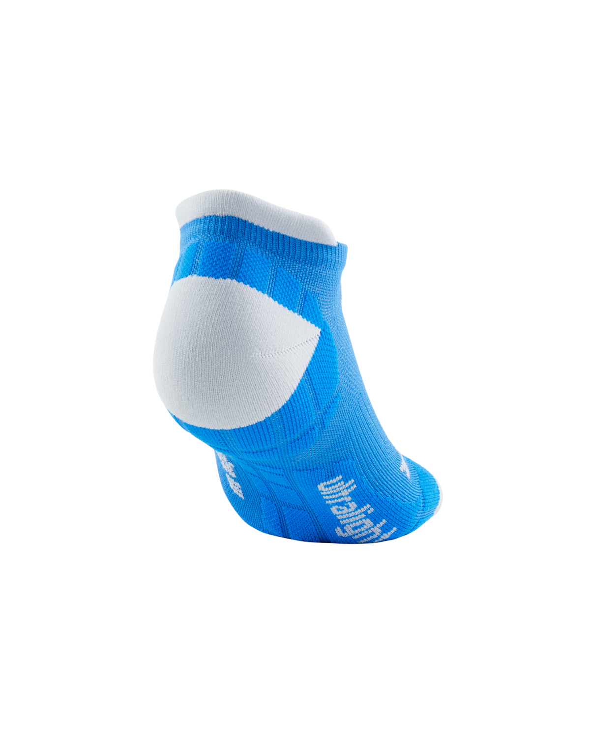 Ultralight No Show Compression Socks, Women, Electric Blue/Light Grey