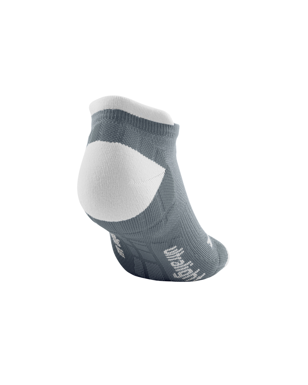 Ultralight No Show Compression Socks, Men, Grey/Light Grey